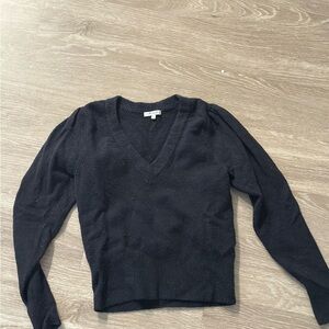 Madewell Black V-Neck Sweater